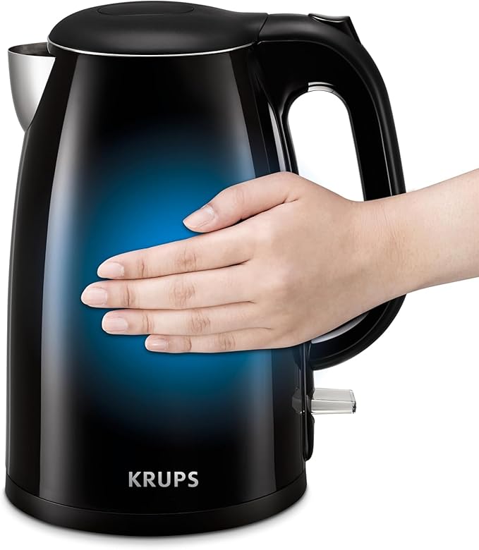 Smart Temp Electric Kettle: 1.7L Capacity, 5 Precise Temperature Settings, Digital Display