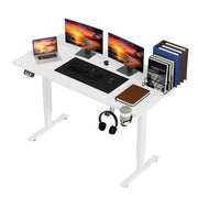 Electric Standing Desk Height Adjustable Computer Desk 55 inches Home Office Gaming