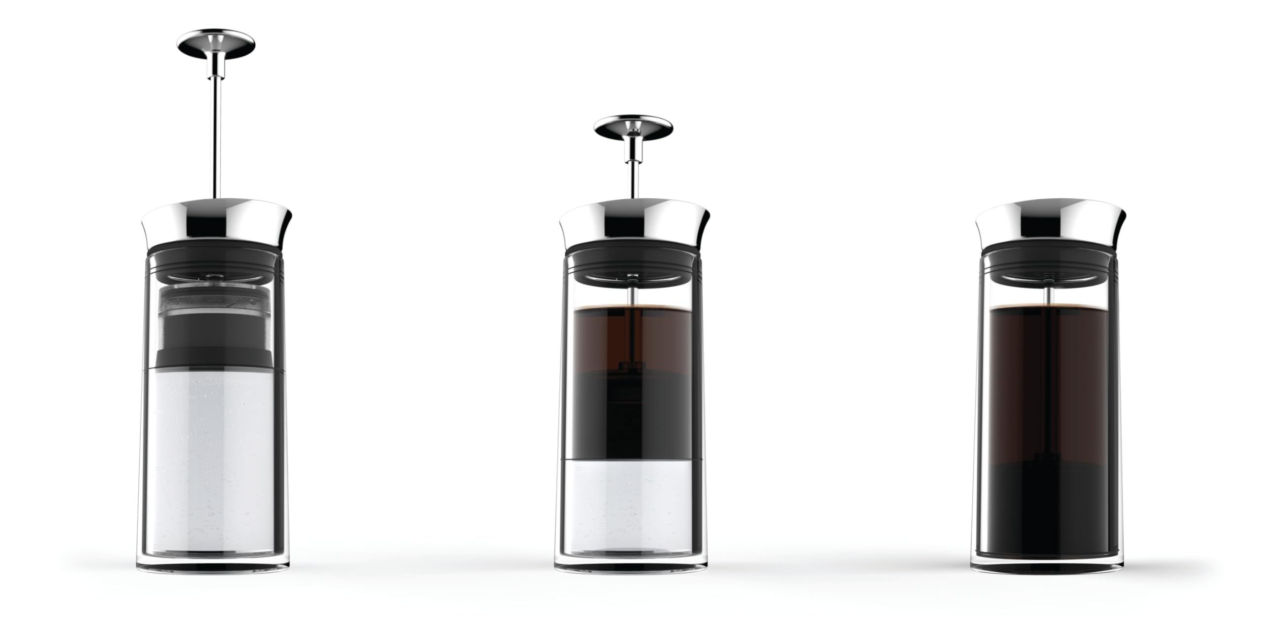 French Press Coffee Maker | The Soul of Espresso in the Body of a Single Serve French Press