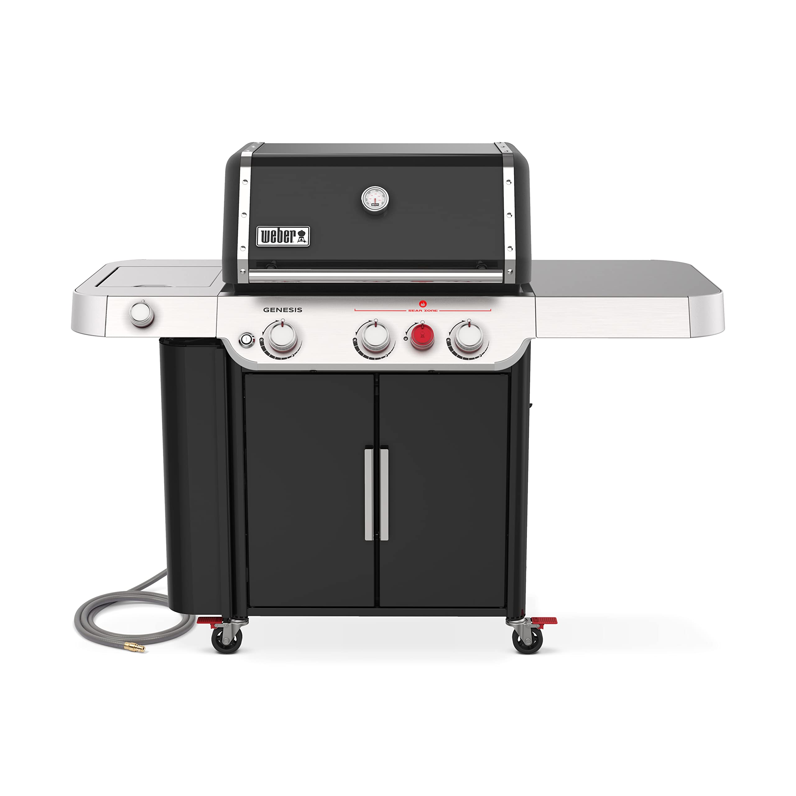 Genesis E-335 Gas Grill, Natural Gas, Black