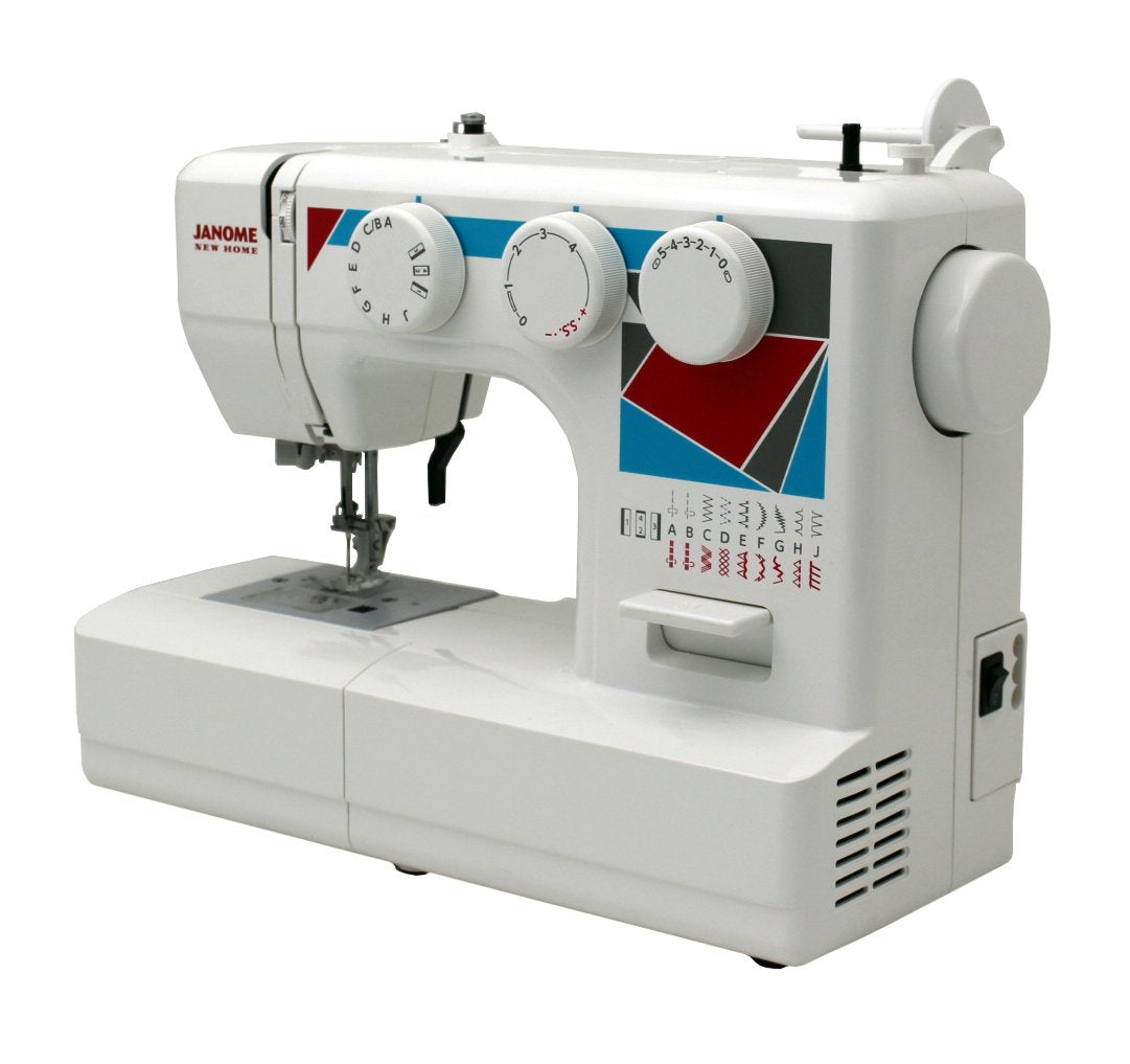 Sewing Machine with 19 Stitches, Automatic Needle Threader and 5-Piece