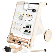 Baby Walker, Push and Pull Learning Activity Walker with Roller for Boys and Girls