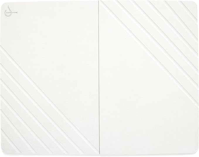Quick-Drying Bath Mat, Large Off-White (30.7”x23.6”), Eco-Friendly