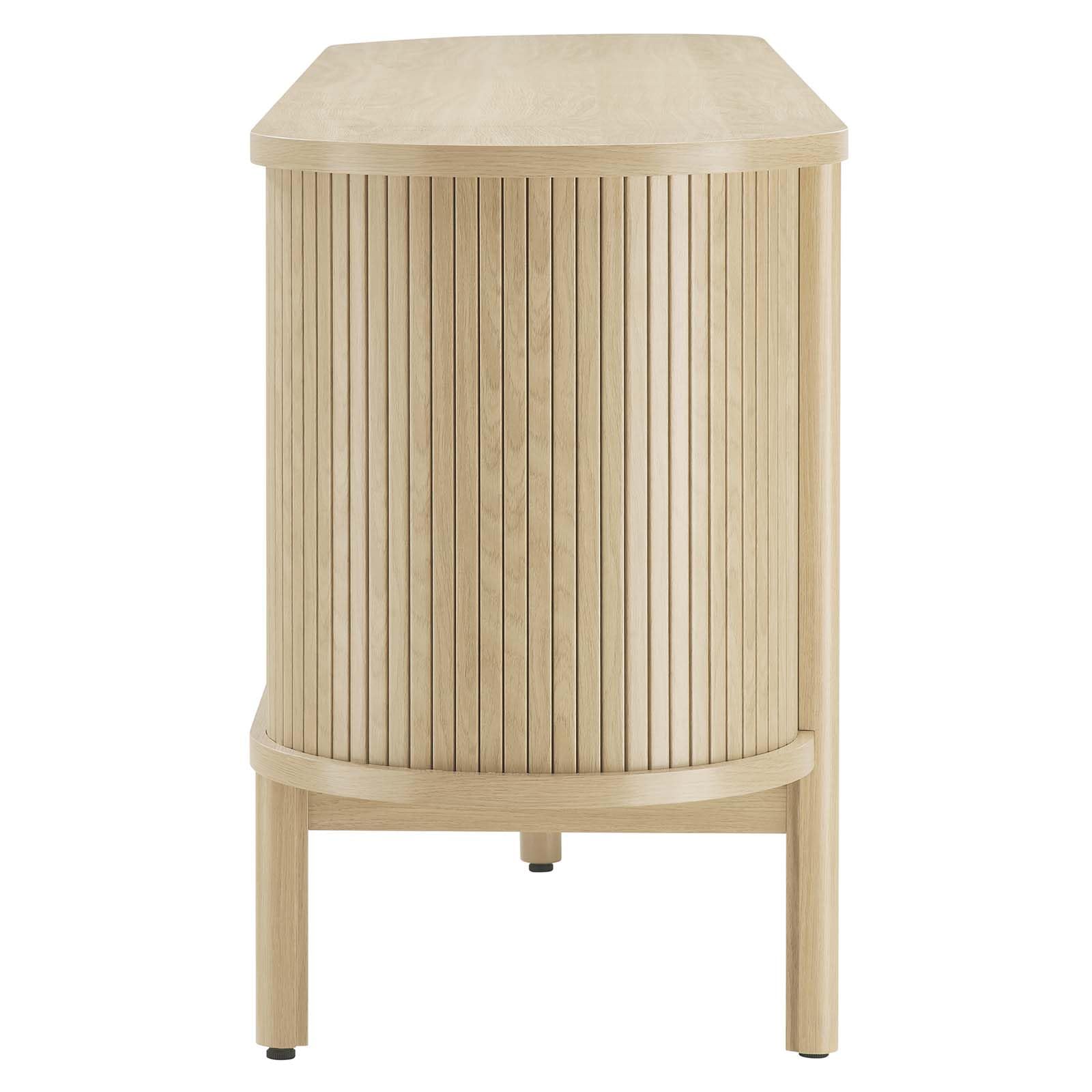 6310-OAK Cadence 71" TV Stand, Oak