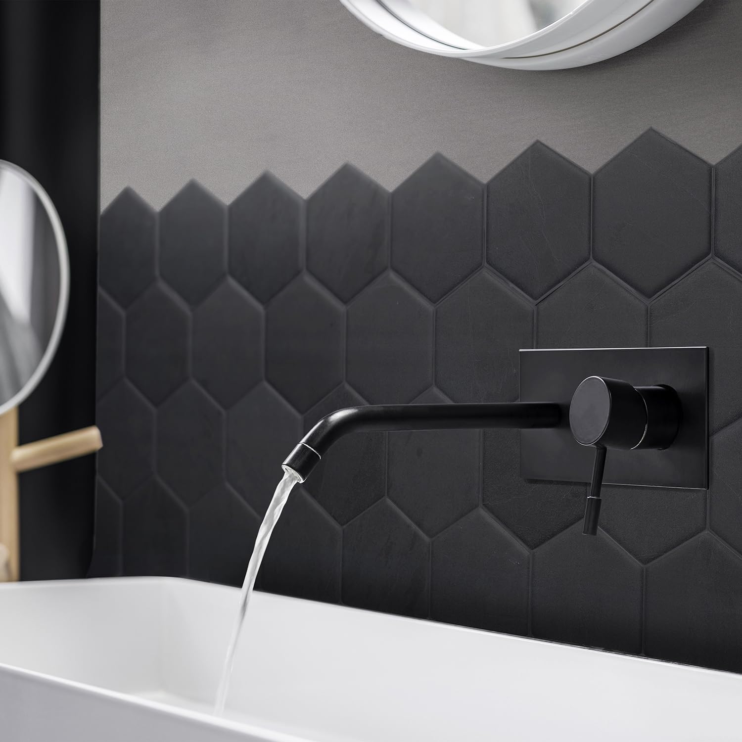 Peel and Stick Backsplash - 5 Sheets of 10.61" x 9.56" - 3D Adhesive Peel and Stick