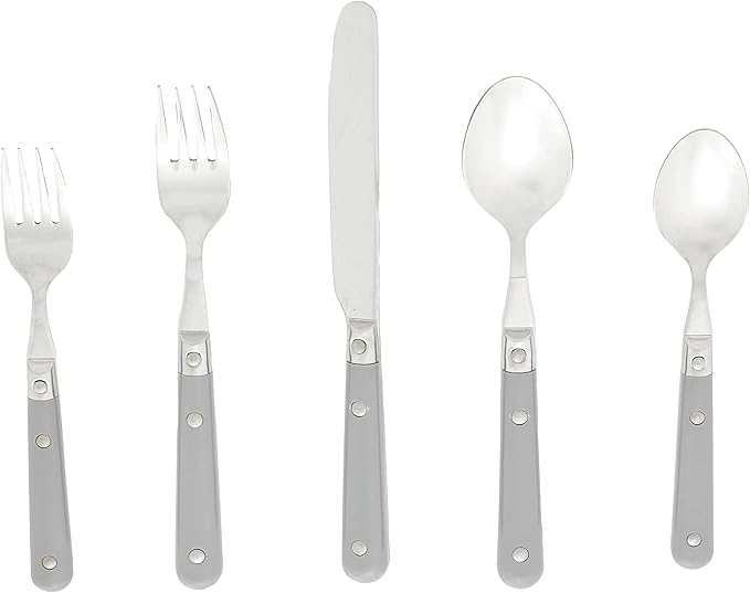 International Le Prix Stainless Steel Dishwasher-safe 30piece flatware set