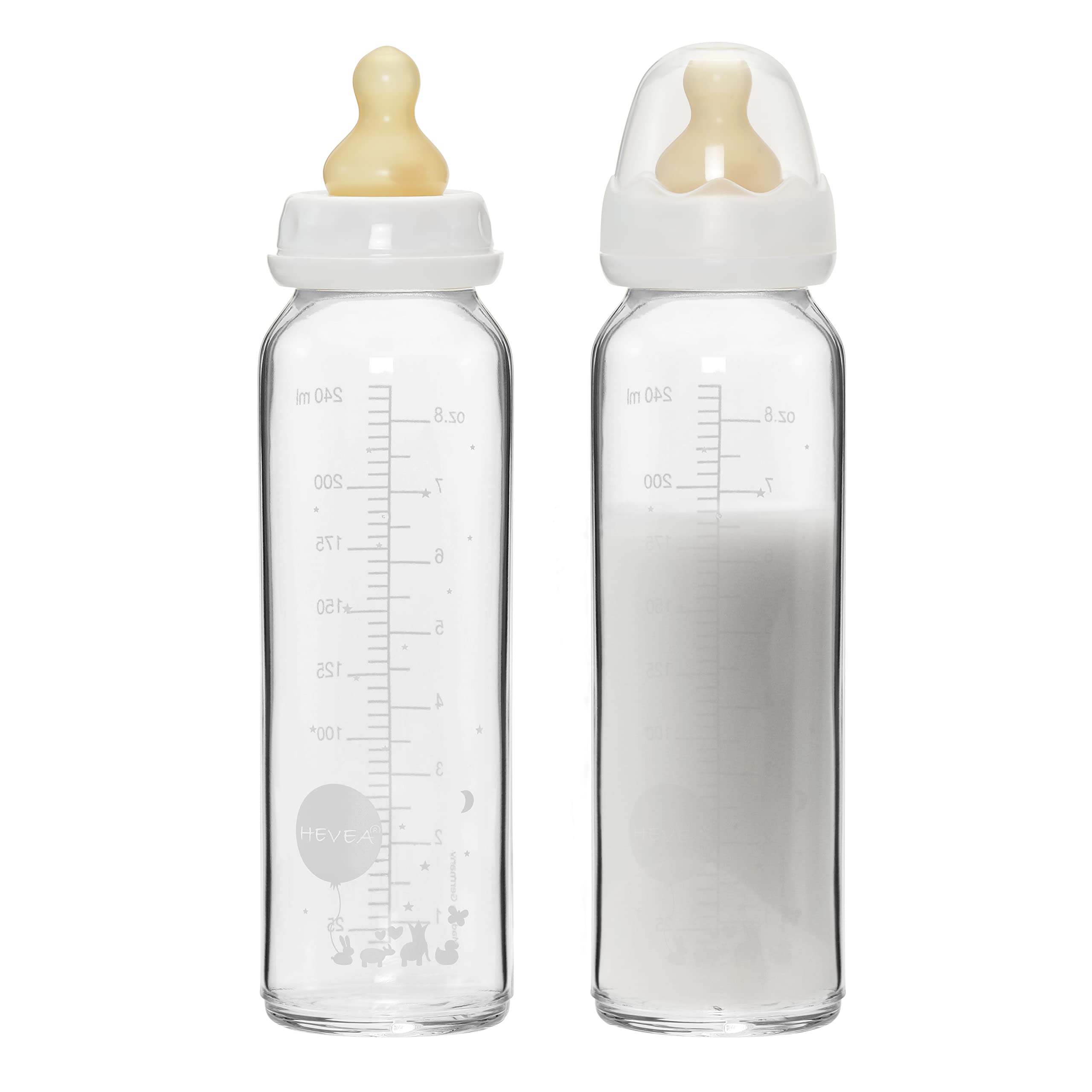 Standard Neck Glass Baby Bottles - Medium Flow Anti Colic Baby Bottles