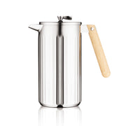 34 oz Douro Double Wall French Press Coffee Maker, Polished Stainless Steel