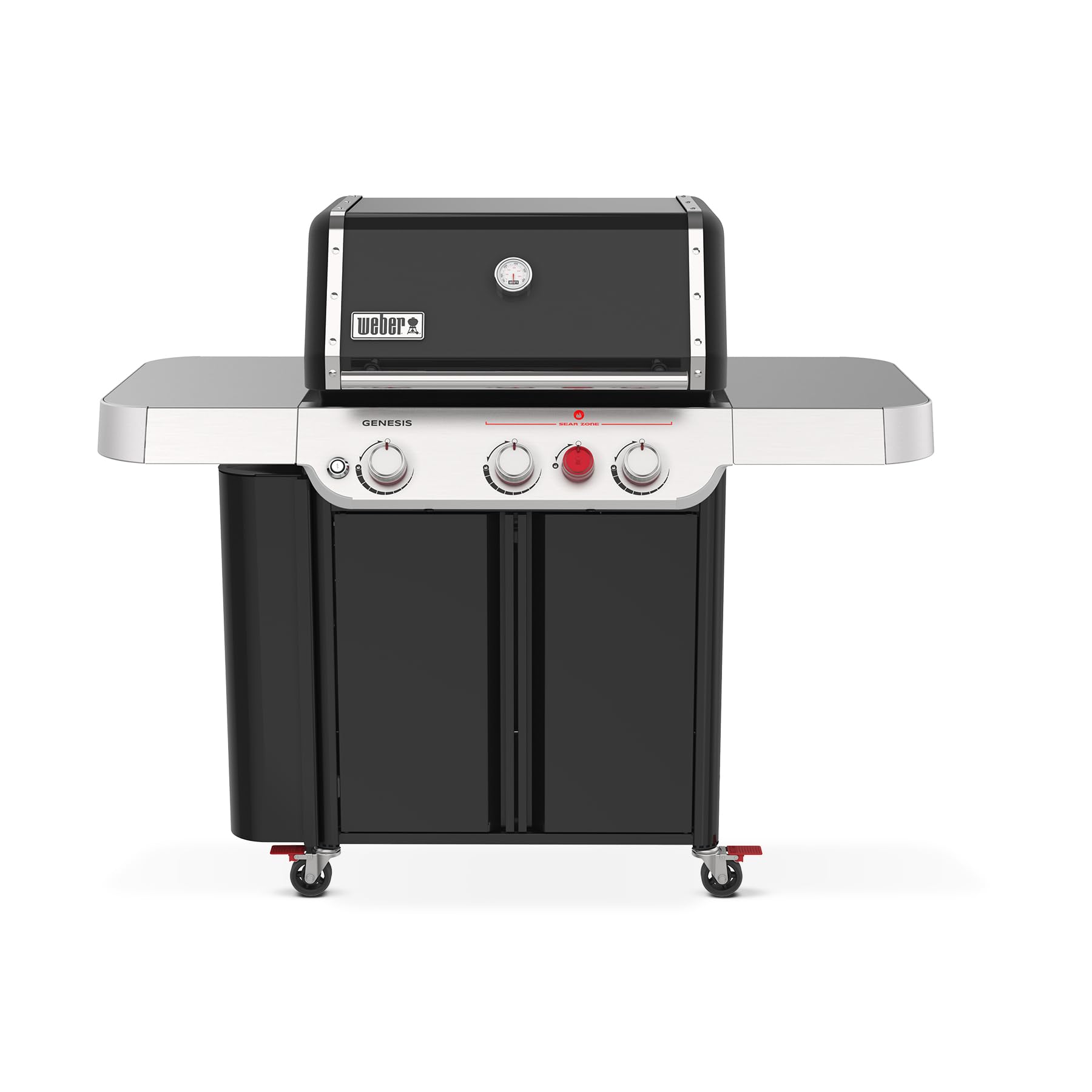 Genesis E-330 Liquid Propane Gas Grill for Outdoor Grilling, 3 Burners, Black