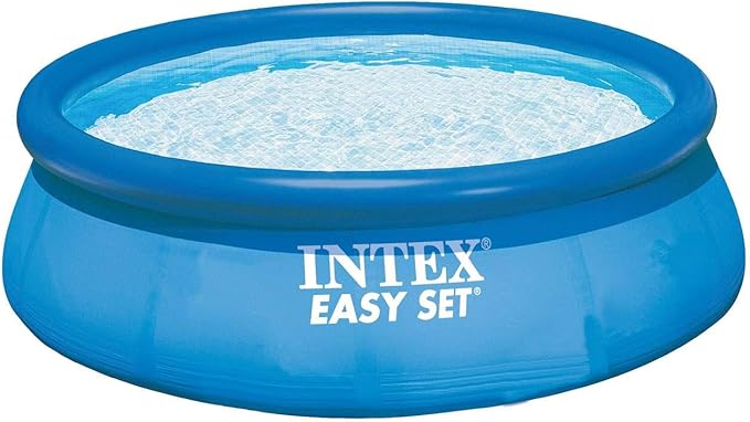 Metal Frame 10' x 30" Round Outdoor Swimming Pool Set with 330 GPH Filter Pump