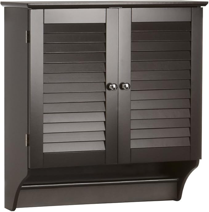Ellsworth Two-Door Wall Bathroom Storage Cabinet, Taupe