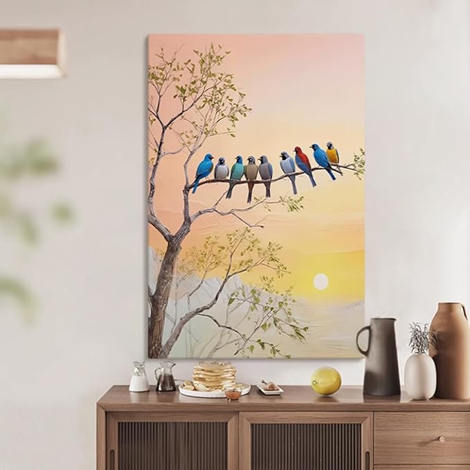 Large Canvas Wall Art Hand Drawn Oil Painting