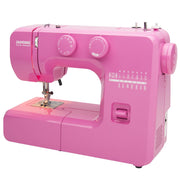 Pink Sorbet Easy-to-Use Sewing Machine with Interior Metal Frame, Bobbin Diagram