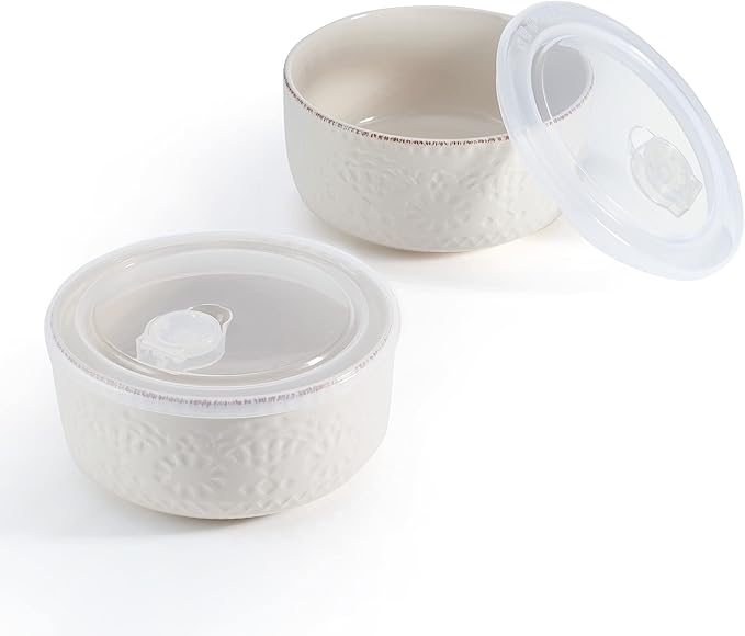 Chateau Cream 16-Piece Stoneware Dinnerware Set, Service for 4, Off White