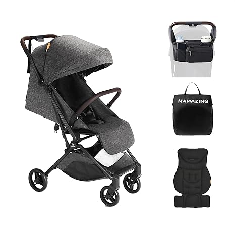 Lightweight Baby Travel Stroller with Carbor Fiber Frame, Compact & Airplane-Friendly,