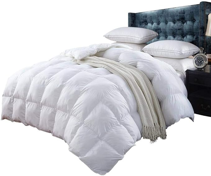 Queen Size 1500 Thread-Count Siberian Goose Down Comforter