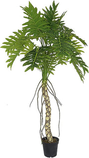 7' Massive & Gorgeous Tropical Split Philo Palm Artificial Tree Silk Plant with Nursery