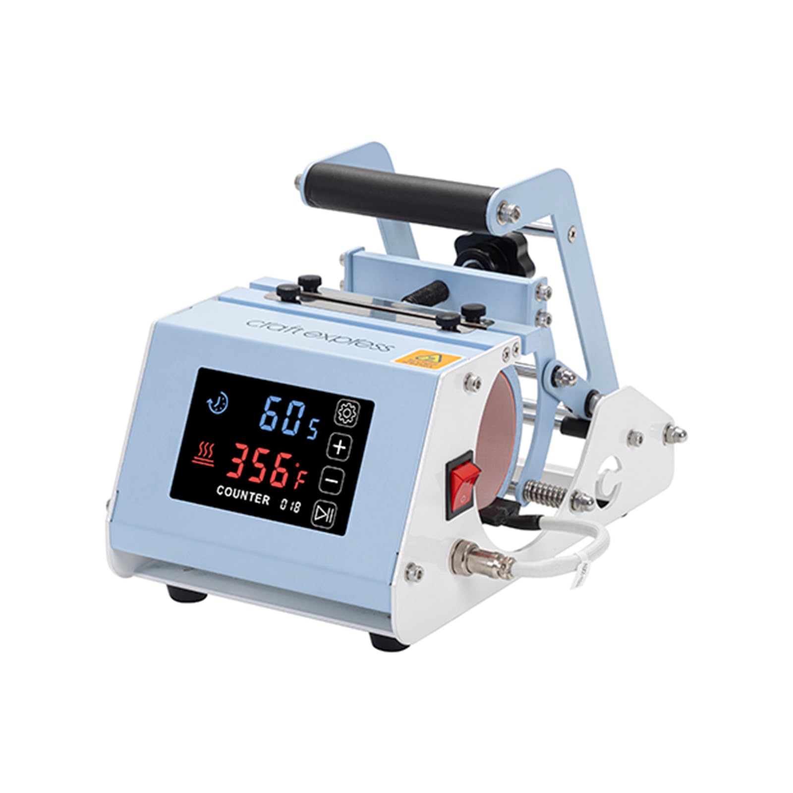 Mug Heat Press Machine for Sublimation Blanks, Mini Cup Tumbler Heat Press