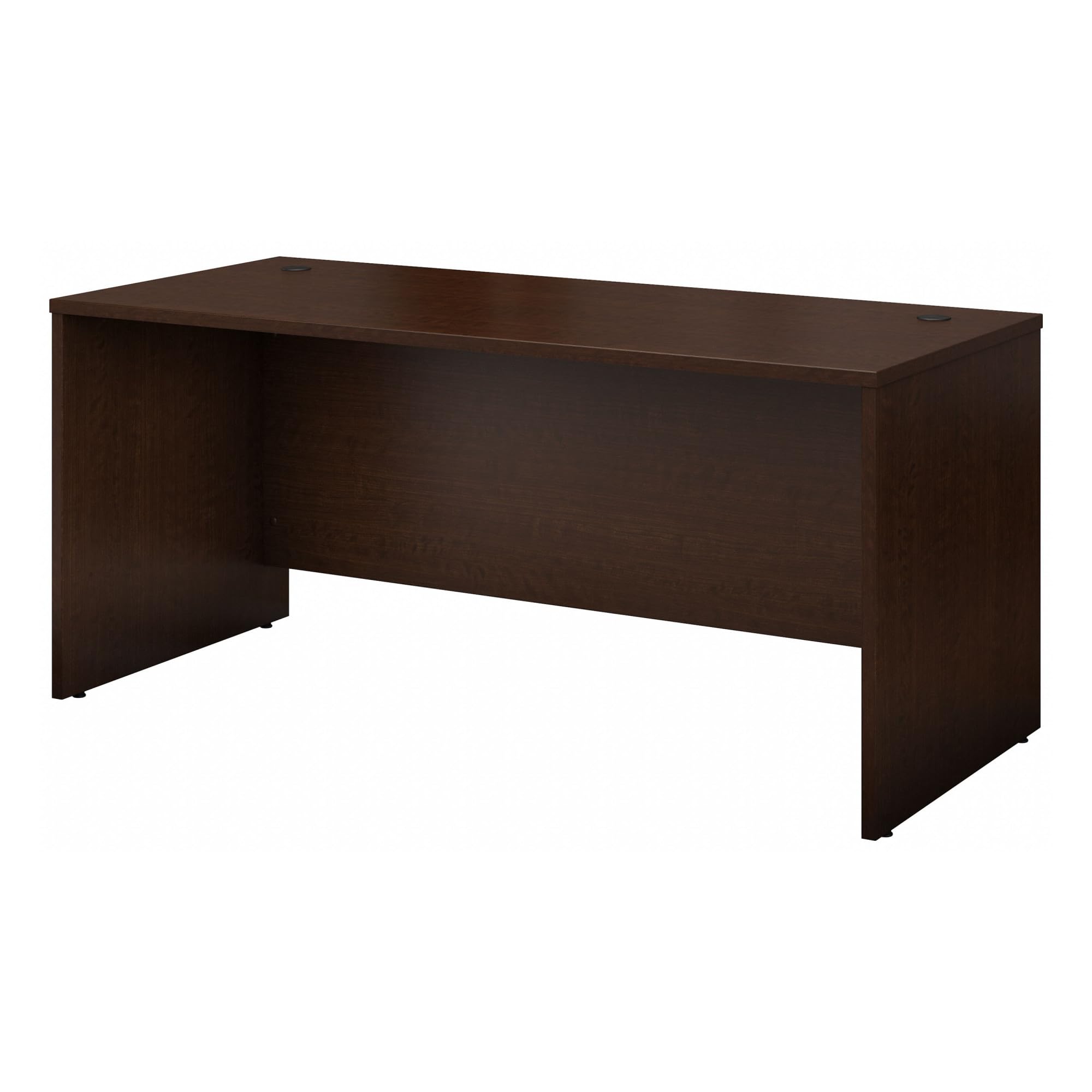 Furniture Series C 66W Office Desk in Mocha Cherry, Large Computer Table