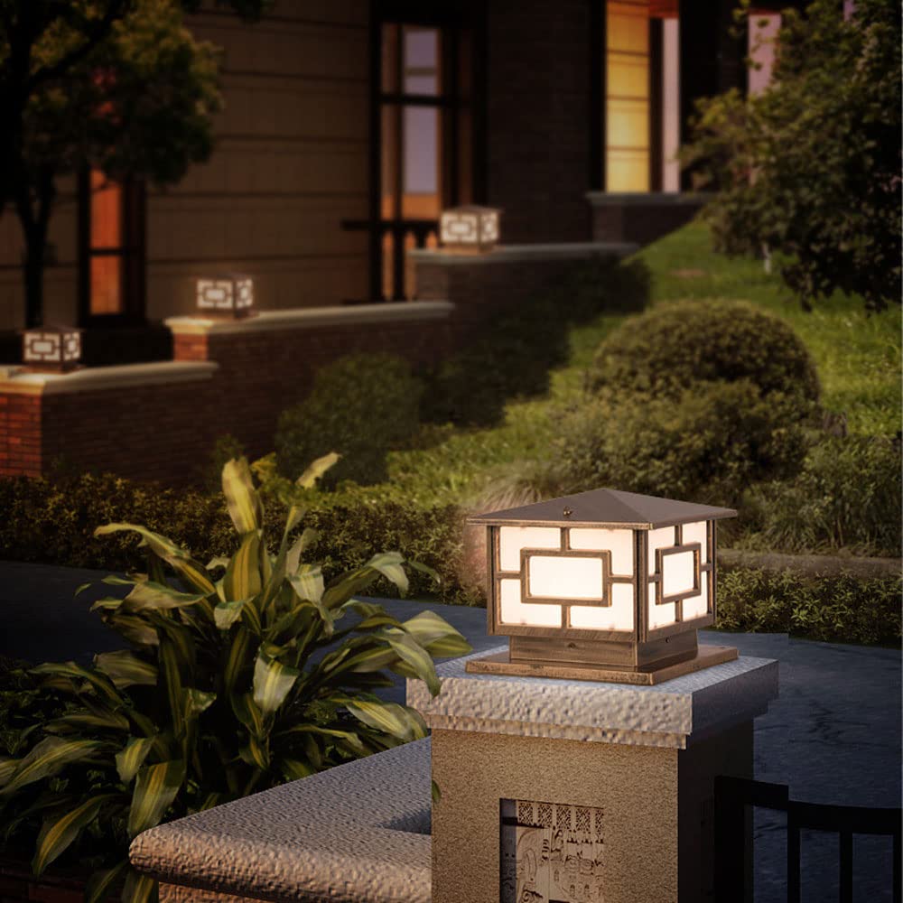 Outdoor Column Lights Waterproof Patio Outdoor Post Lights