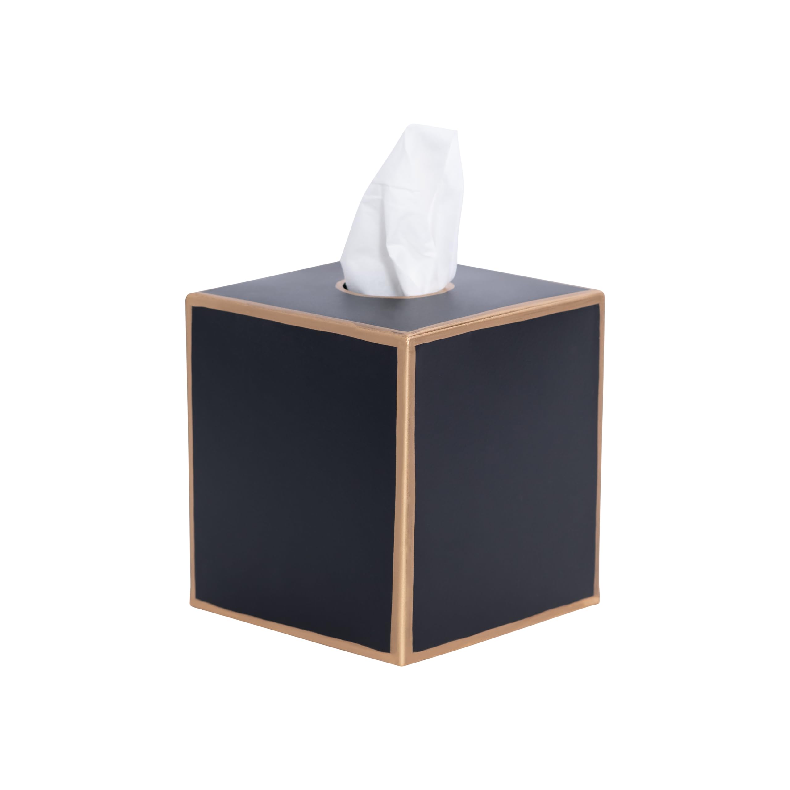 Decorative Tissue Box Cover Square, Metal Modern Tissue Box Cover Farmhouse