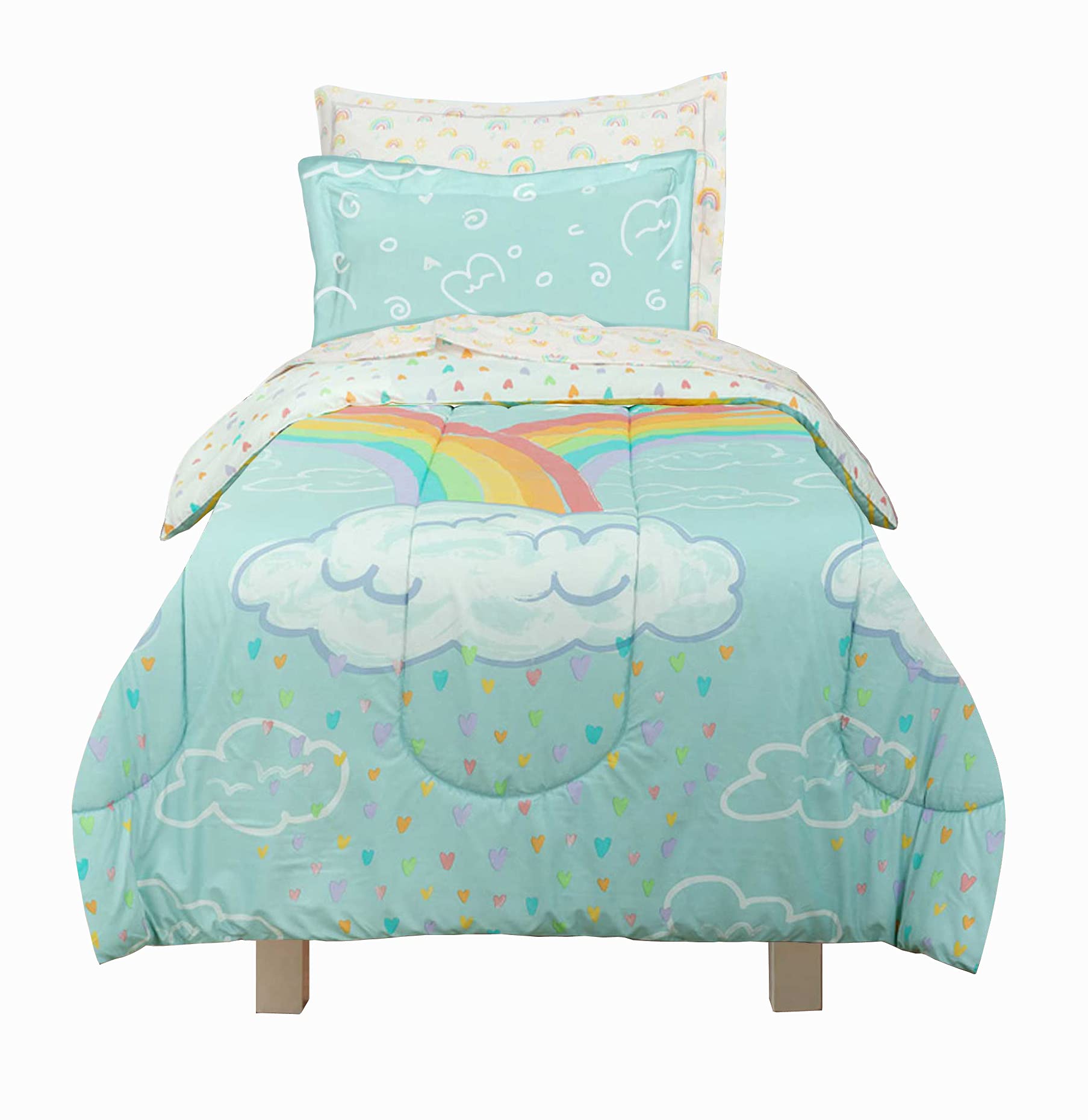 Rainbow Clouds Bed in a Bag, Twin