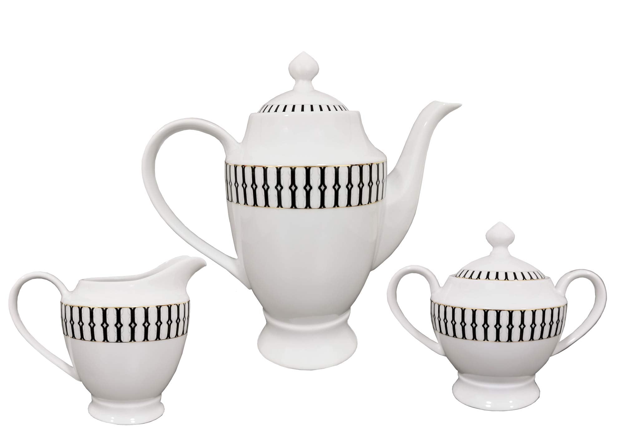 Fiesta-57 Dinnerware Set for Entertaining, One Size, Black