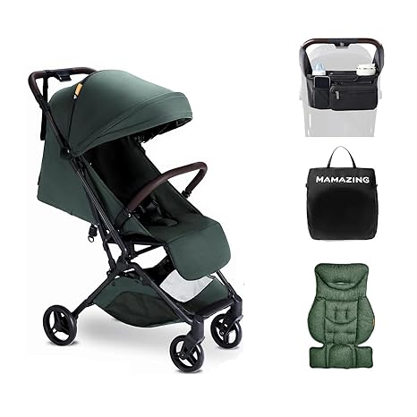 Lightweight Baby Travel Stroller with Carbor Fiber Frame, Compact & Airplane-Friendly,
