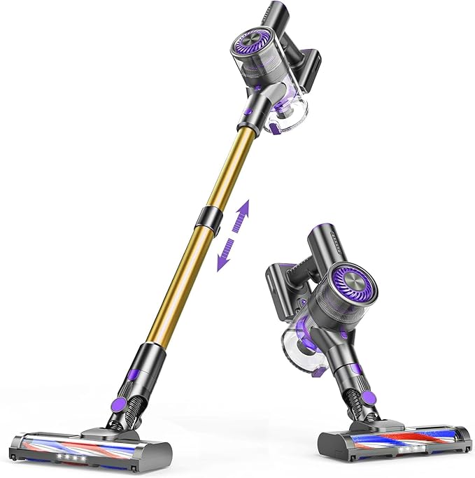 Cordless Vacuum Cleaner, Vacuum Cleaner for Home with 80000