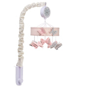 Baby Blooms Pink Butterfly Musical Baby Crib Mobile Soother Toy
