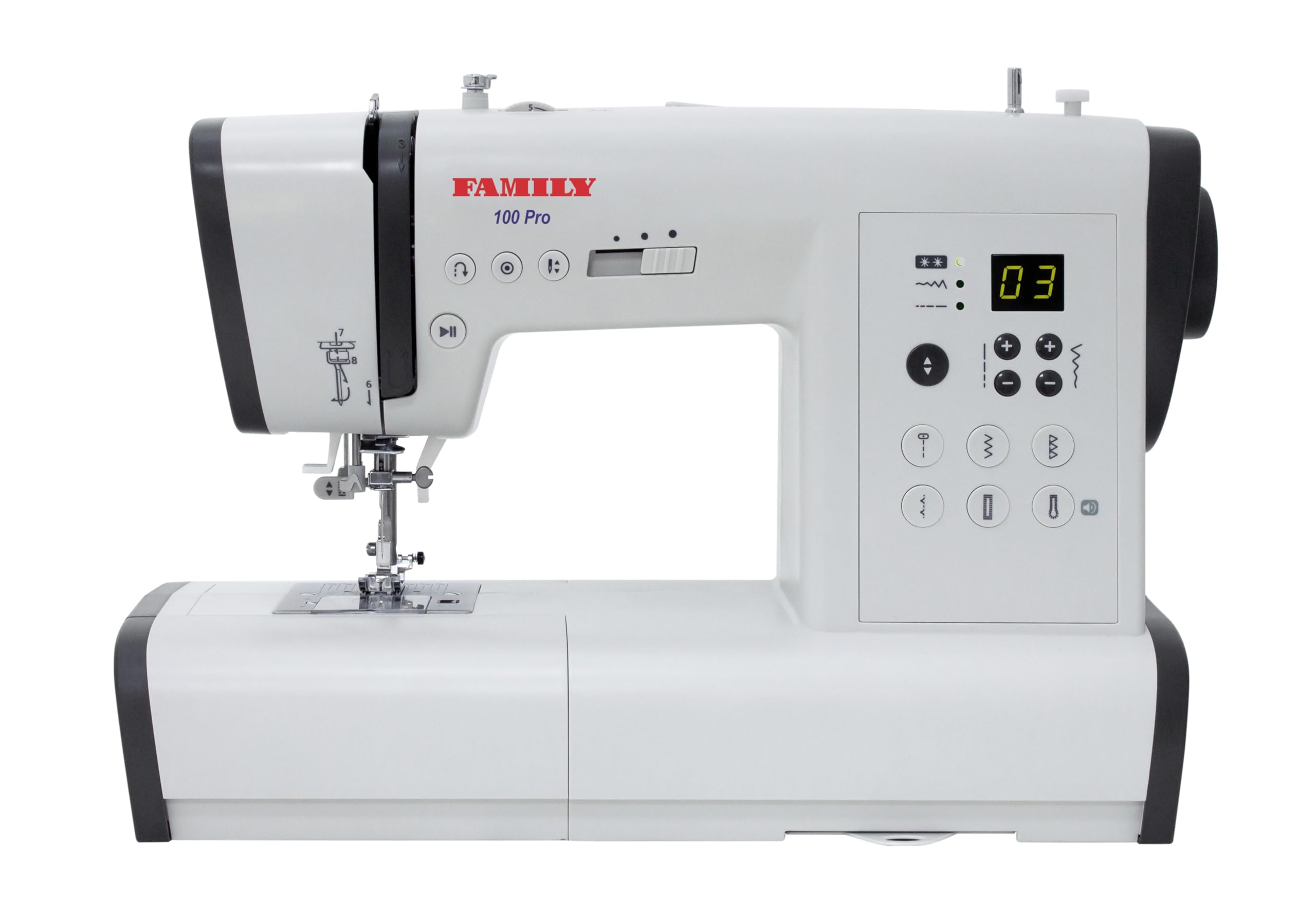Easy-To-Use Sewing Machine with Top Loading Bobbin (Horizontal Rotary Hook)