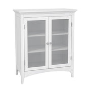 Teamson Home Freestanding Two-Door Floor Cabinet, White