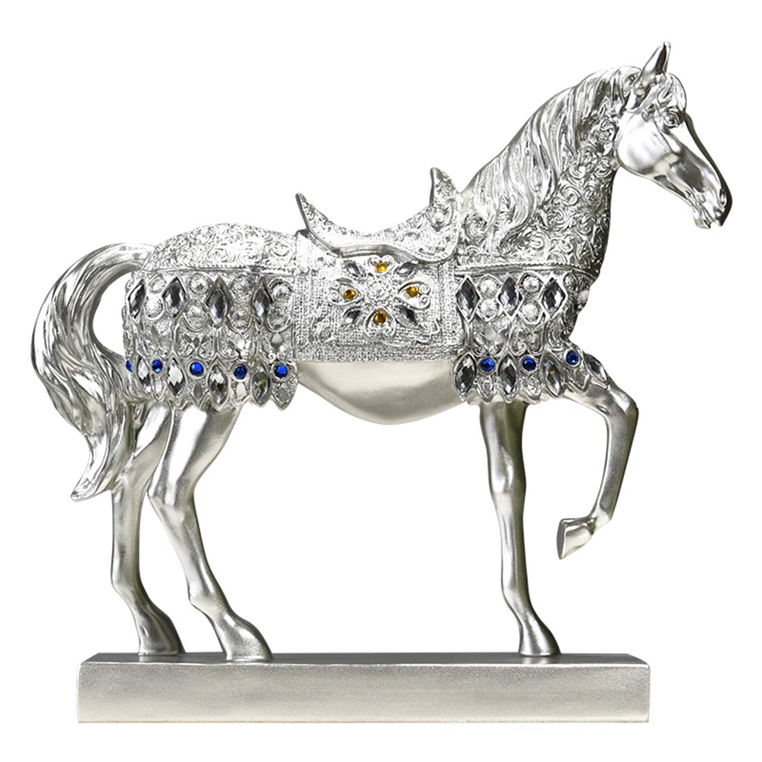 Chinese Feng Shui Horse Statue Sculpture Home Office Decoration Tabletop Decor