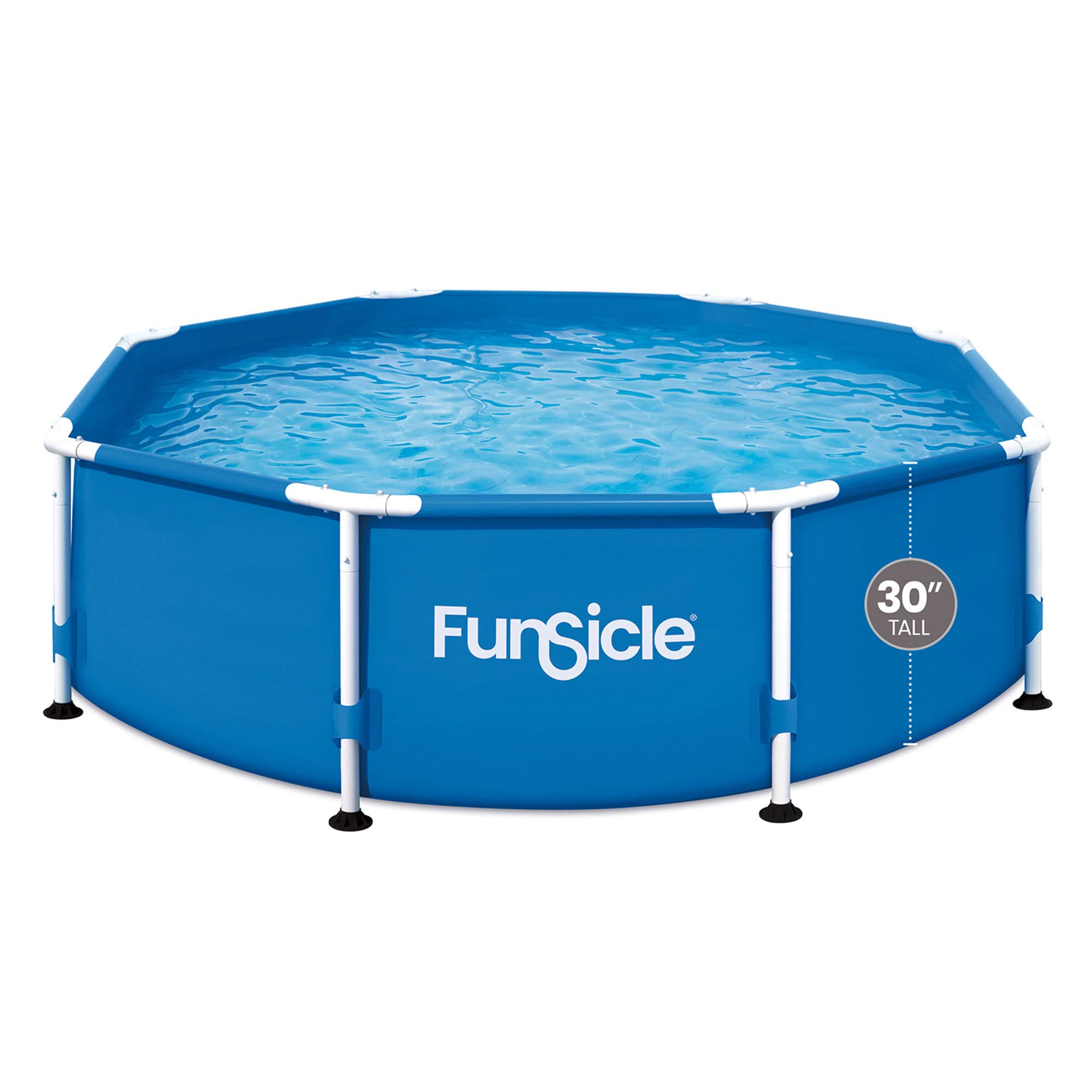 Active 8' x 30" Outdoor Round Frame Above Ground Swimming Pool Set