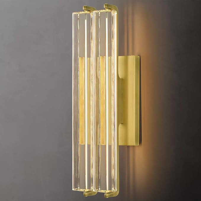 Alabaster Wall Sconce, 19" Natural Marble Wall Sconce