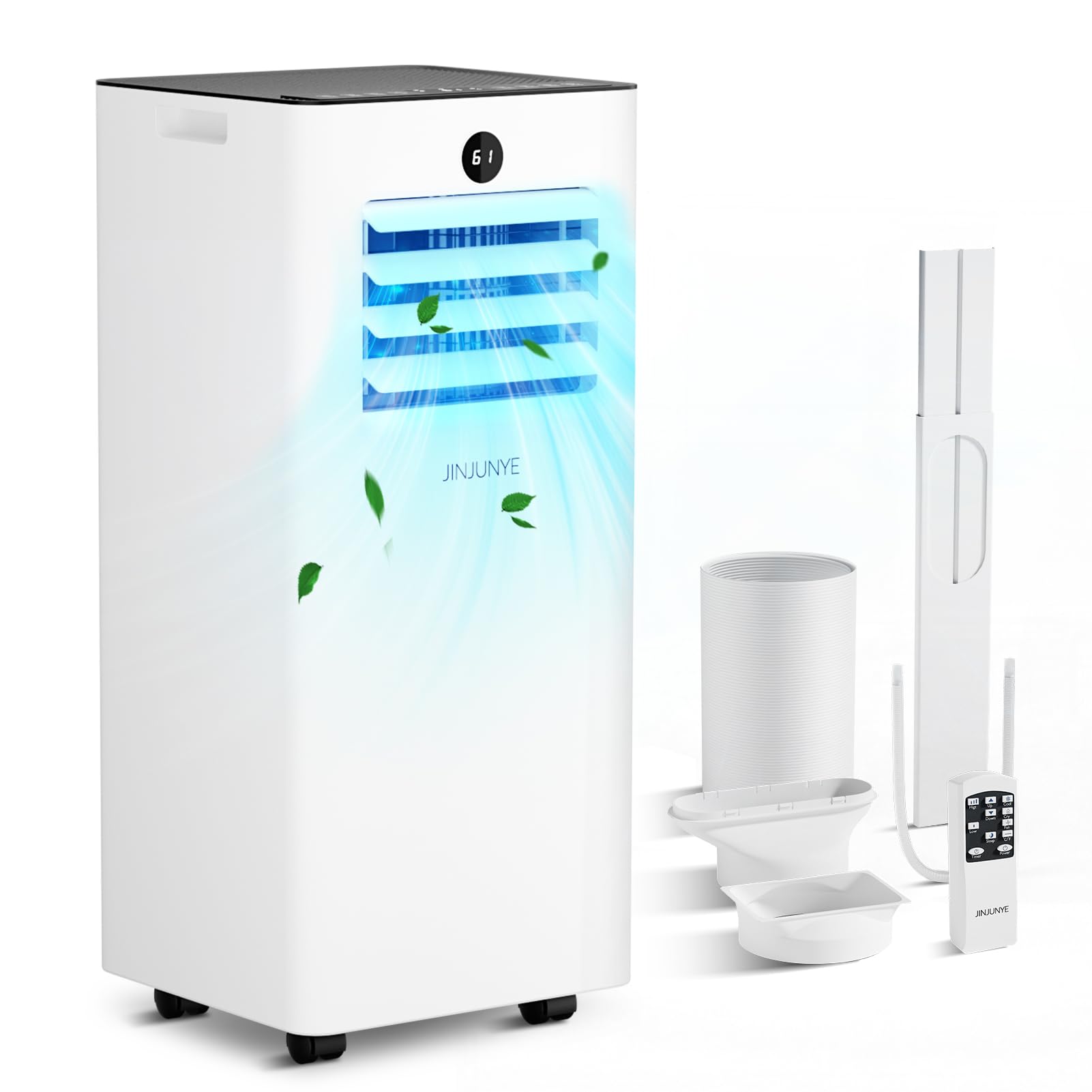 Air Conditioners 10,000 BTU 3 IN 1 Mode Cooling, Dry, Fan, Smart Portable AC