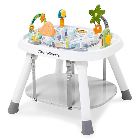 Baby Activity Center | 3-Stage 4Modes Standing Play Table | Baby Essential,Exersaucer