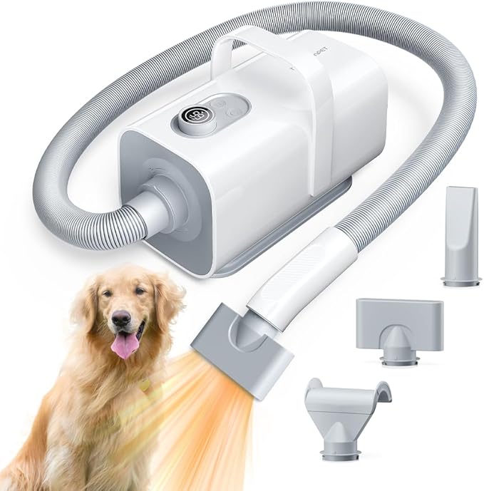Cat Dryer, 360° Efficient Automatic and Quiet Box with Smart Temperature Control, Ideal