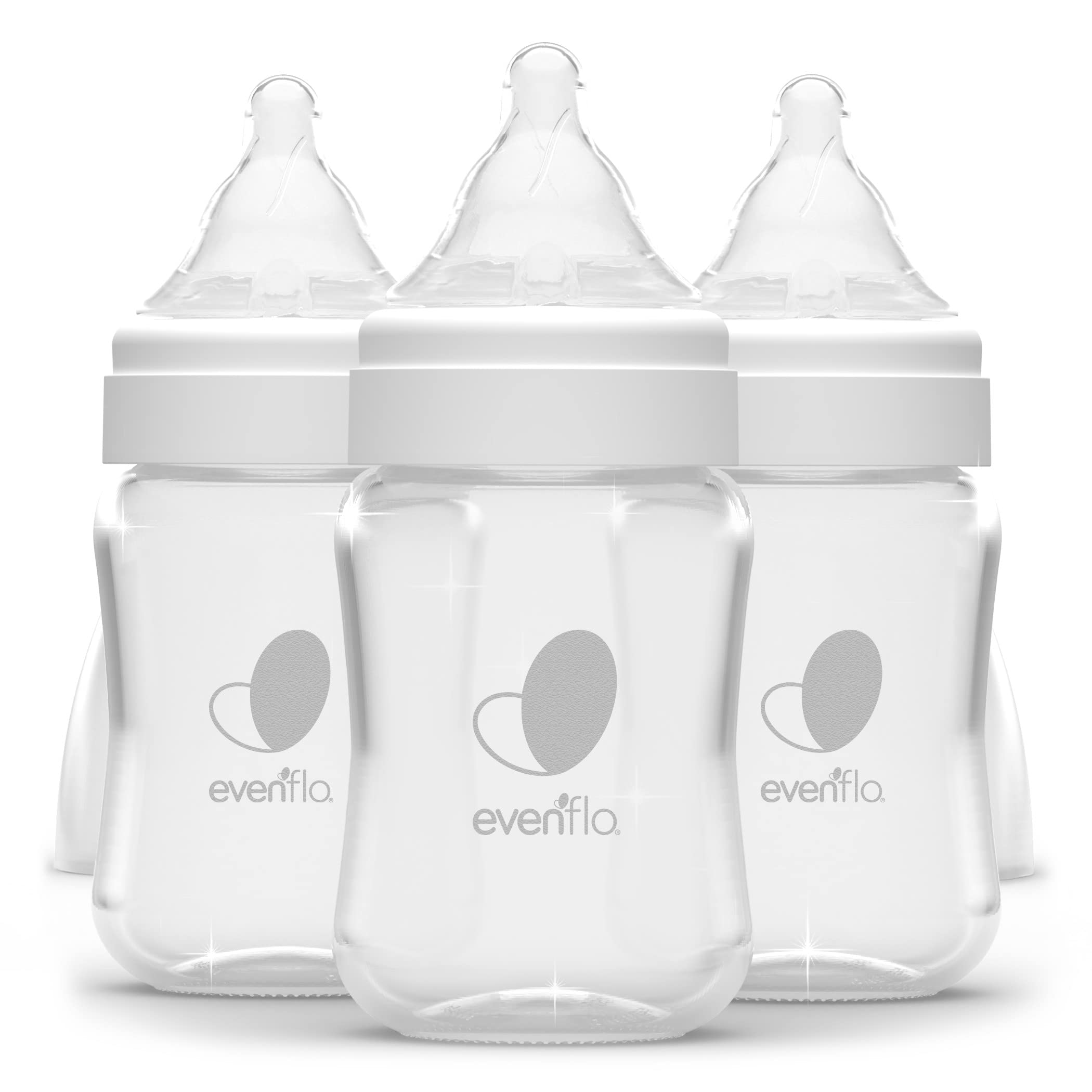 Feeding Balance + Wide Neck Glass Bottles - 6oz 3 Pack