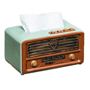 Convenient Desktop Tissue Box Cover Resin Tissue Box Holder Rectangular Decorative