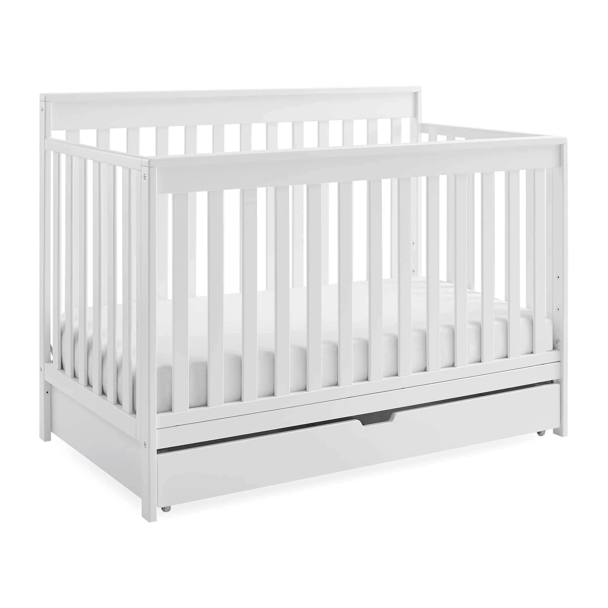 Mercer 6-in-1 Convertible Crib with Storage Trundle, Greenguard Gold