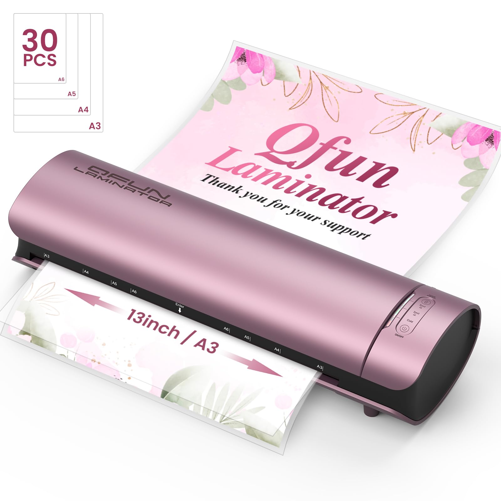 Machine Thermal Laminating Machine with Sheets 11x17 Personal Laminator