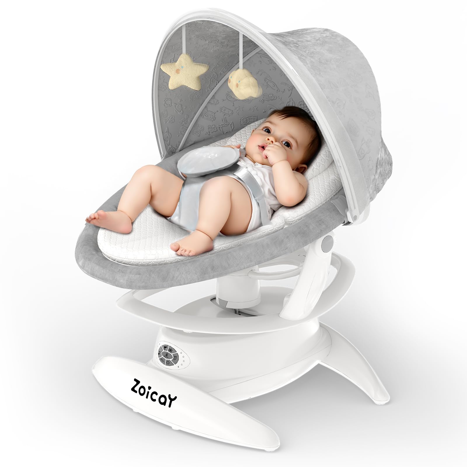 3-in-1 Baby Swing for Infants to Toddler with Motion Detection