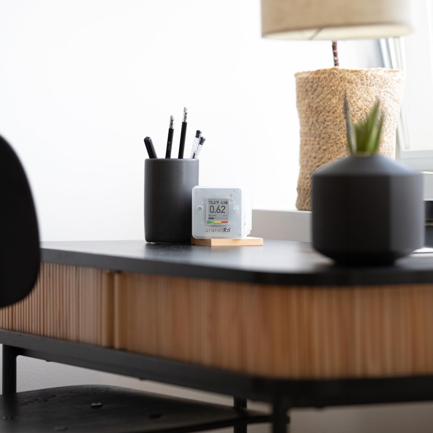 Radon Detector for Home: 10-Min Measurement, Temperature