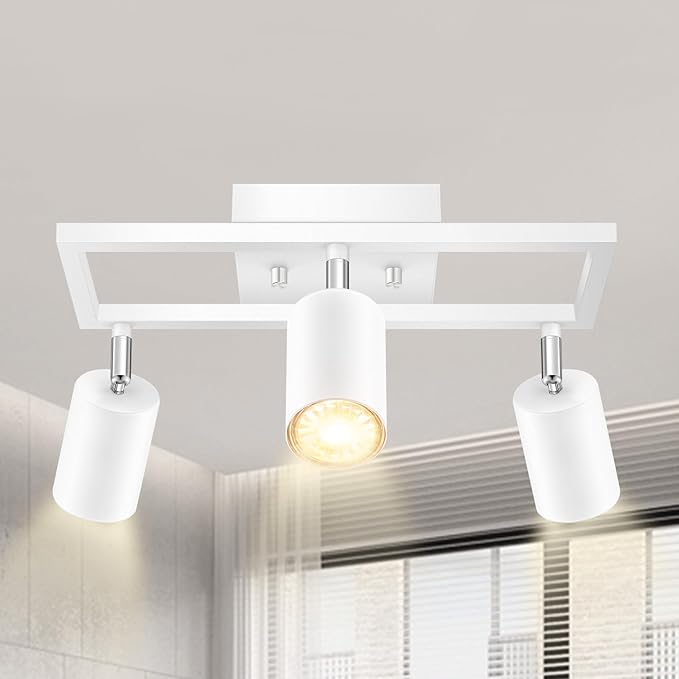 Track Lighting Fixtures Ceiling, 3 Way Track Lighting Kit, LED Track Lighting