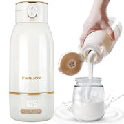 Portable Bottle Warmer, 17oz Big Capacity Travel Warmer for Breastmilk