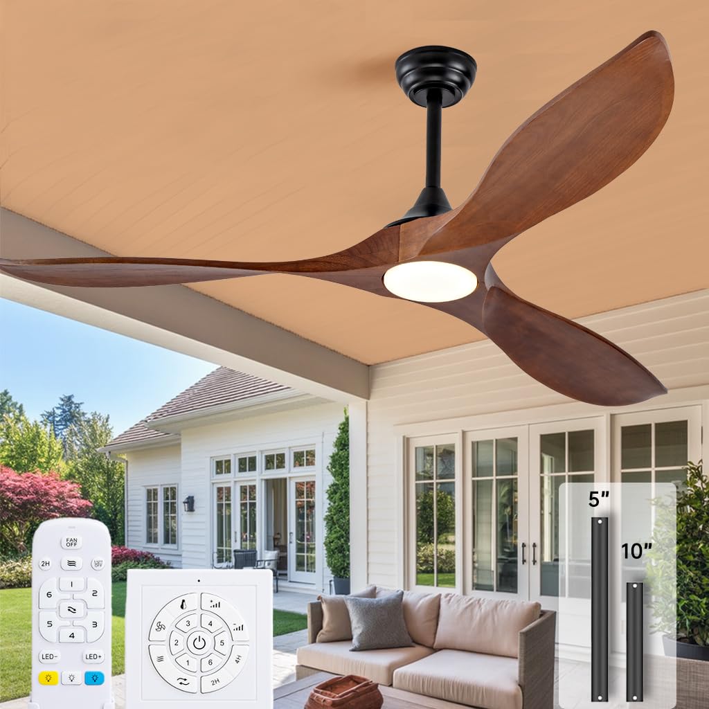 60 Inch Outdoor Ceiling Fans with Lights and Remote