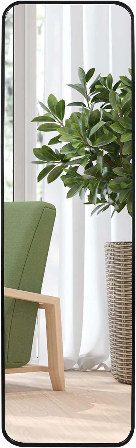 47"x14" Gold Full Length Mirror Aluminum Framed