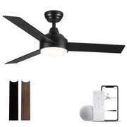 Ceiling Fans with Lights and Remote, 42 Inch Alexa Ceiling Fan with Light, Noiseless