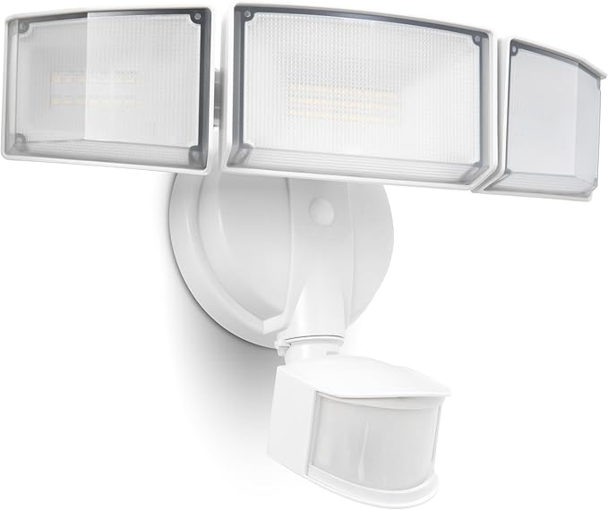 5500LM LED Security Lights Motion Sensor Light Outdoor, 49W, 5000K Daylight,